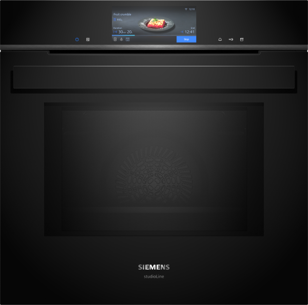 Siemens HN978GMB1 - iQ700, Backofen mit Mikrowellen- und Dampffunktion, Schwarz, 60 x 60 cm, 5 Jahre Garantie!
